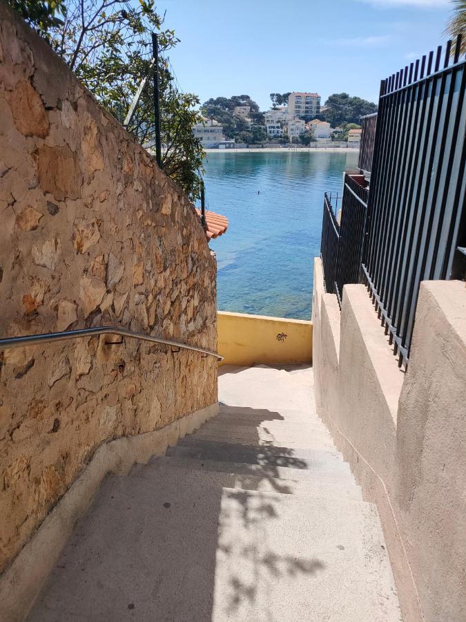 Joli Studio Les Pieds Dans L Eau Avec Place De Parking Gratuite Bandol Zewnętrze zdjęcie
